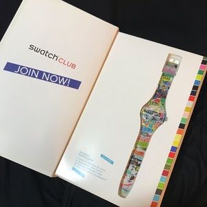 LIMITED EDITION 2014 Swatch Club Watch “White Loop